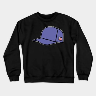 Trucker Hats Blue Graphic Crewneck Sweatshirt